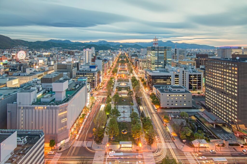 La ville de Sapporo