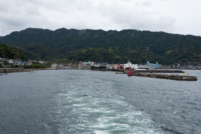 Vue du Mont Nokogiri depuis le Ferry